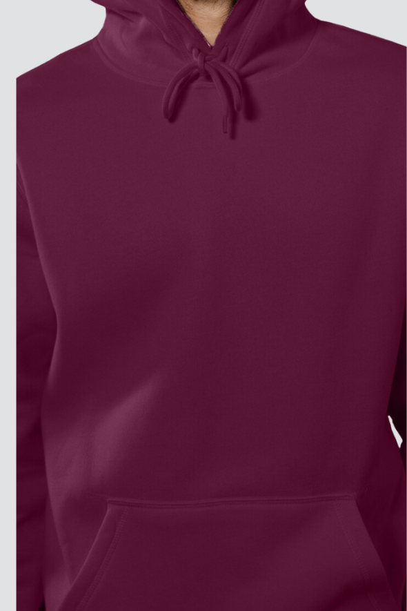 REGULAR UNISEX HOODIE #004 //  MAROON