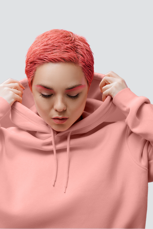 REGULAR UNISEX HOODIE #005 //   PEACH