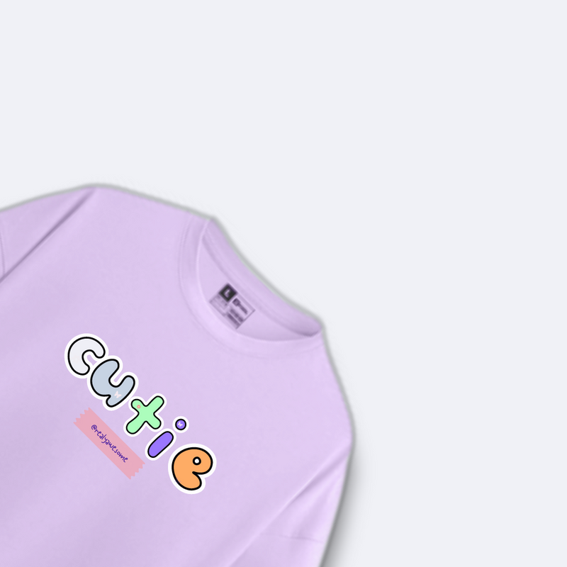 Oversize Cute Wear Purple | Cutie