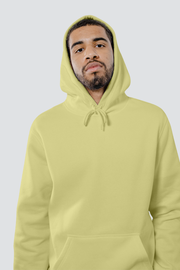 REGULAR UNISEX HOODIE #003 // LEMON YELLOW