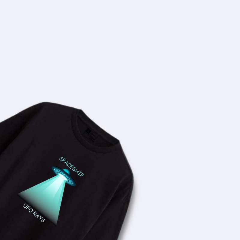 Oversize Cute Wear Black | UFO