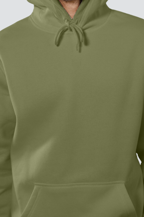 REGULAR UNISEX HOODIE #006 //  OLIVE GREEN