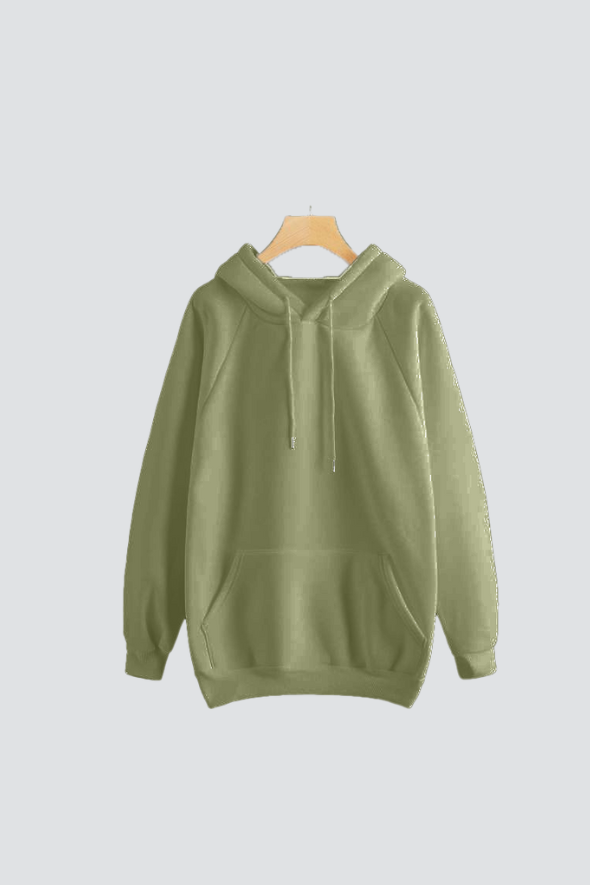 REGULAR UNISEX HOODIE #006 //  OLIVE GREEN
