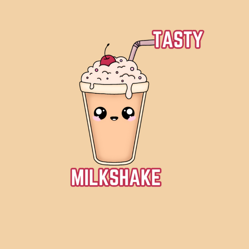 Oversize Cute Wear Beige | TASTY MILKSHAKE