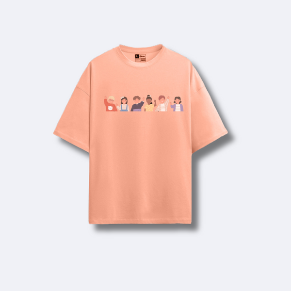 Oversize Cute Wear Peach | FRIENDS