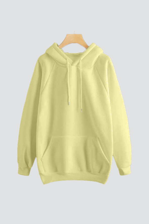 REGULAR UNISEX HOODIE #003 // LEMON YELLOW
