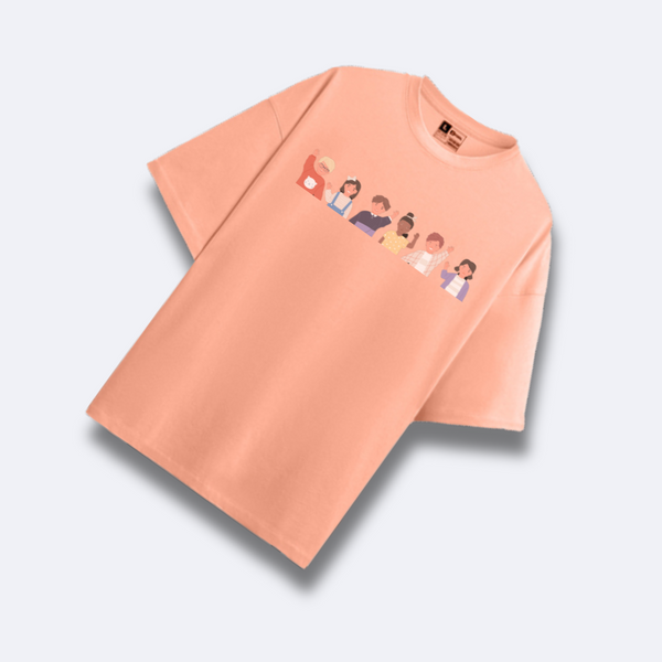 Oversize Cute Wear Peach | FRIENDS