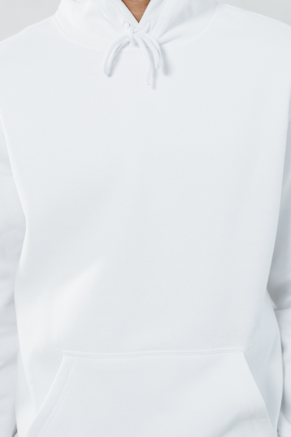 REGULAR UNISEX HOODIE #001  // WHITE