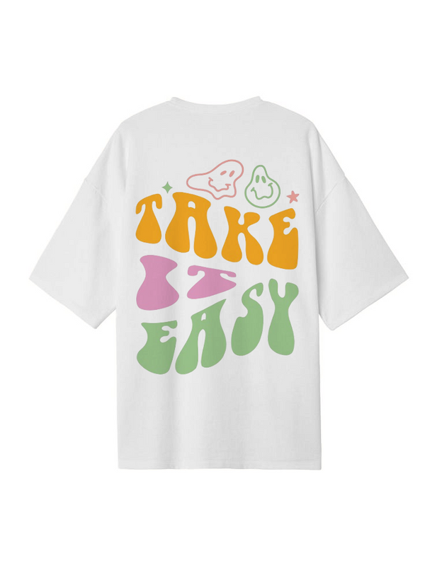 Take It Easy Oversize | White