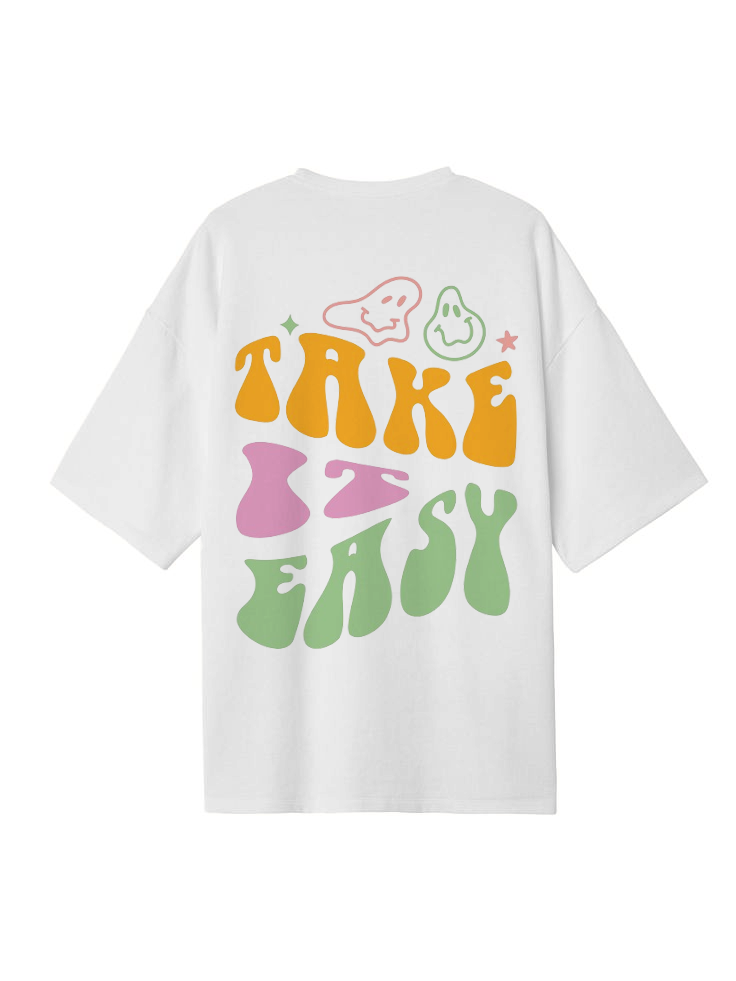Take It Easy Oversize | White